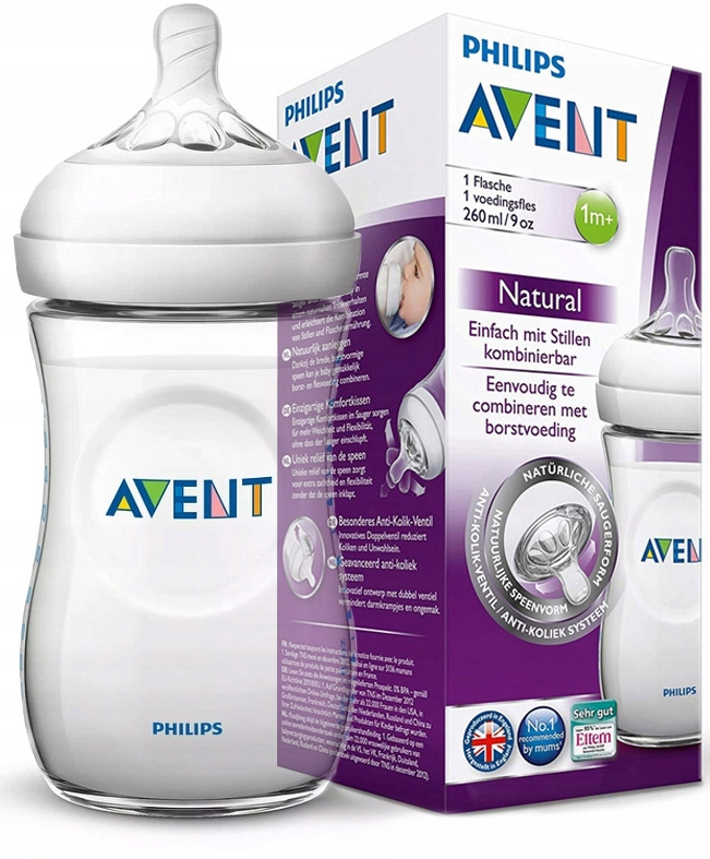 Butelka antykolkowa Avent natural 260 ml